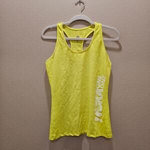 NWOT  Women's HOKA One Jacquard Tank in Safety Yellow Size Medium